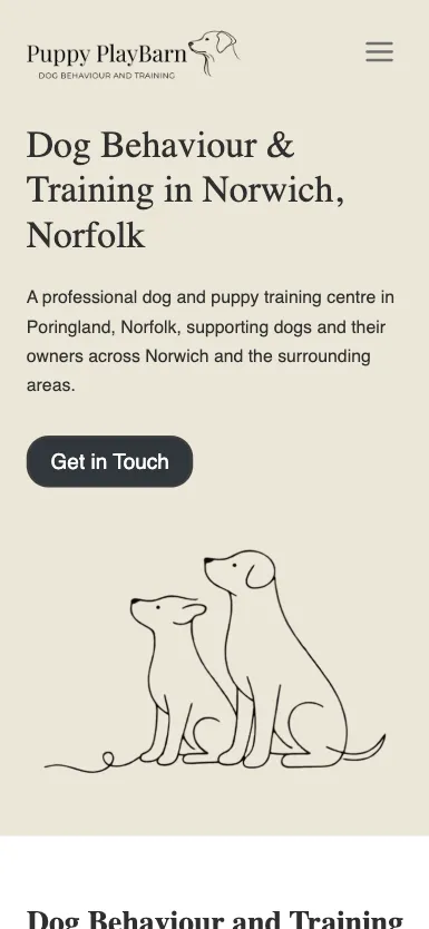 Puppy Play Barn on mobile